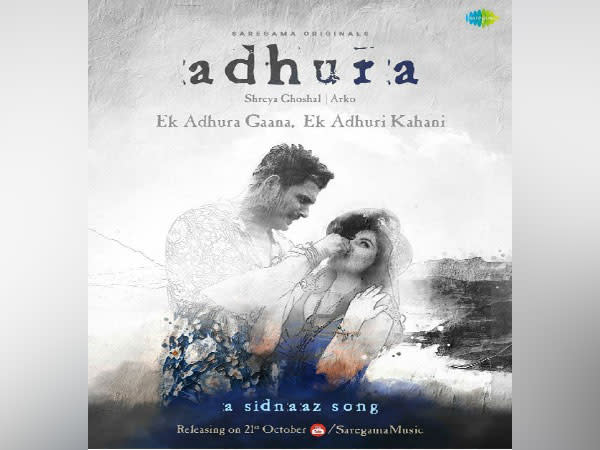 Poster  of Adhura song (Image source: Instagram)