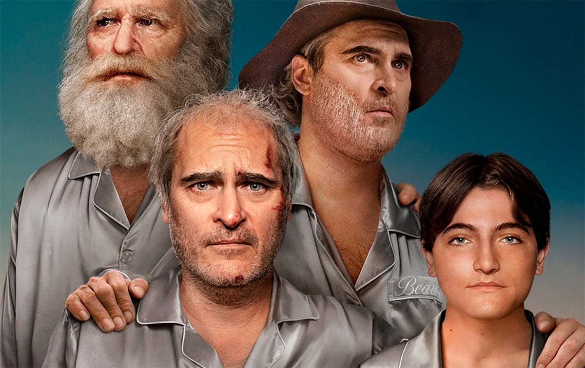 Joaquin Phoenix y Armen Nahapetian en el póster de 'Beau tiene miedo' (Foto: A24)