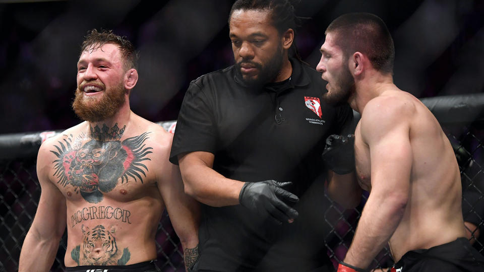 Fight fans will be hoping a rematch between McGregor and Khabib comes to fruition. Pic: Getty