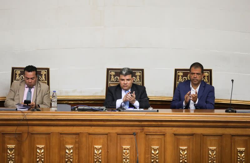 Venezuela's parliament meeting in Caracas