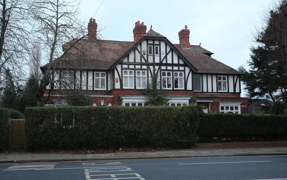 Connett’s parents home in Grimsby (SWNS)