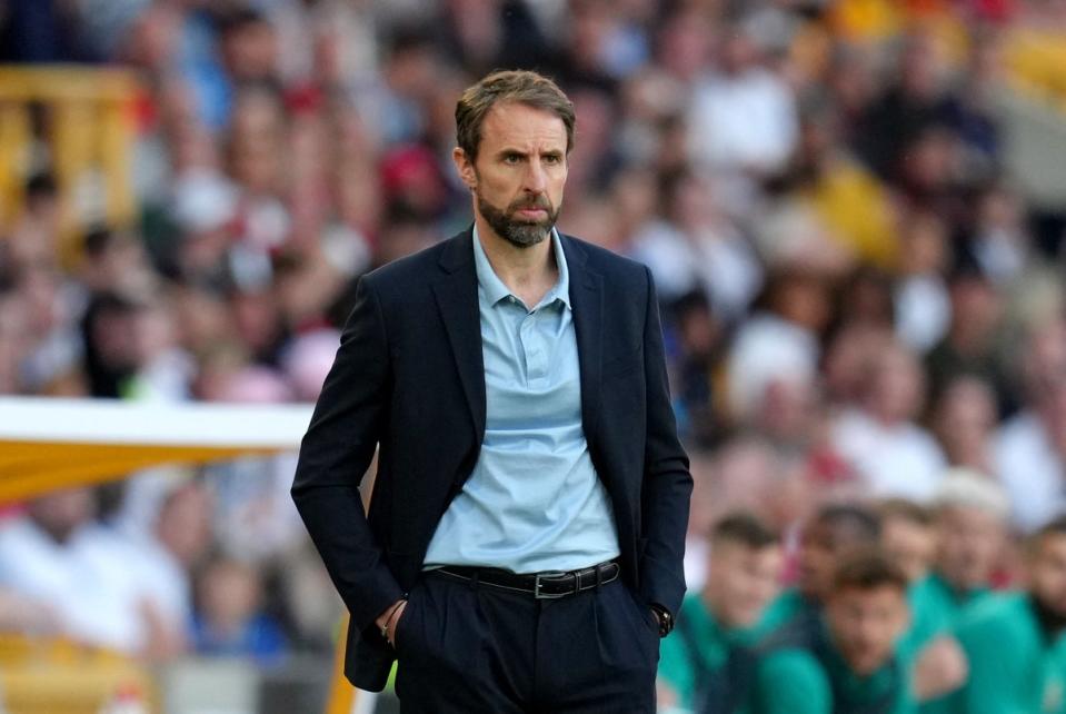 Gareth Southgate has been on the end of criticism during England’s last two games (Nick Potts/PA) (PA Wire)