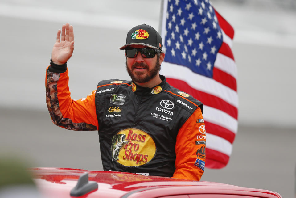 Martin Truex Jr.’s firesuit looks pretty similar but he’s on a new team in 2019. (Getty Images)