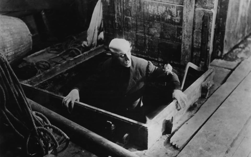 The birth of vampire cinema: Max Schreck as the vampire Count Orlok in Nosferatu (1922) - Frederic Lewis