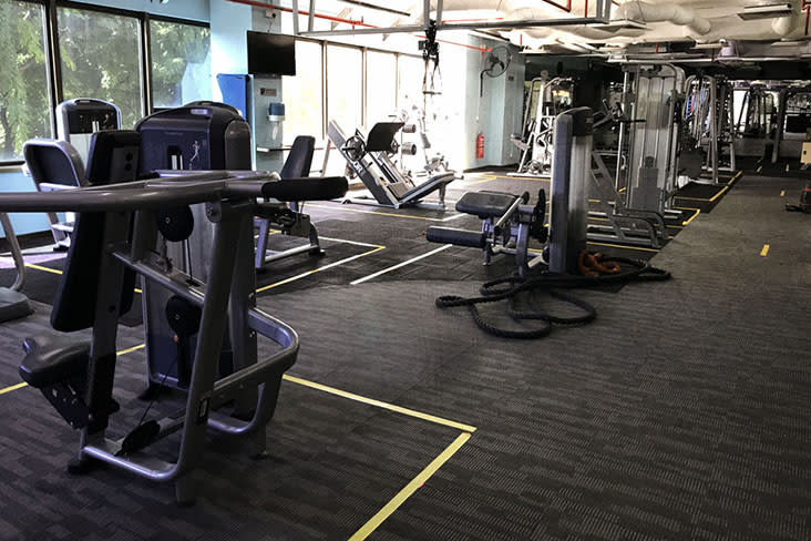 Finally, gyms are allowed to reopen — Pictures by Kenny Mah