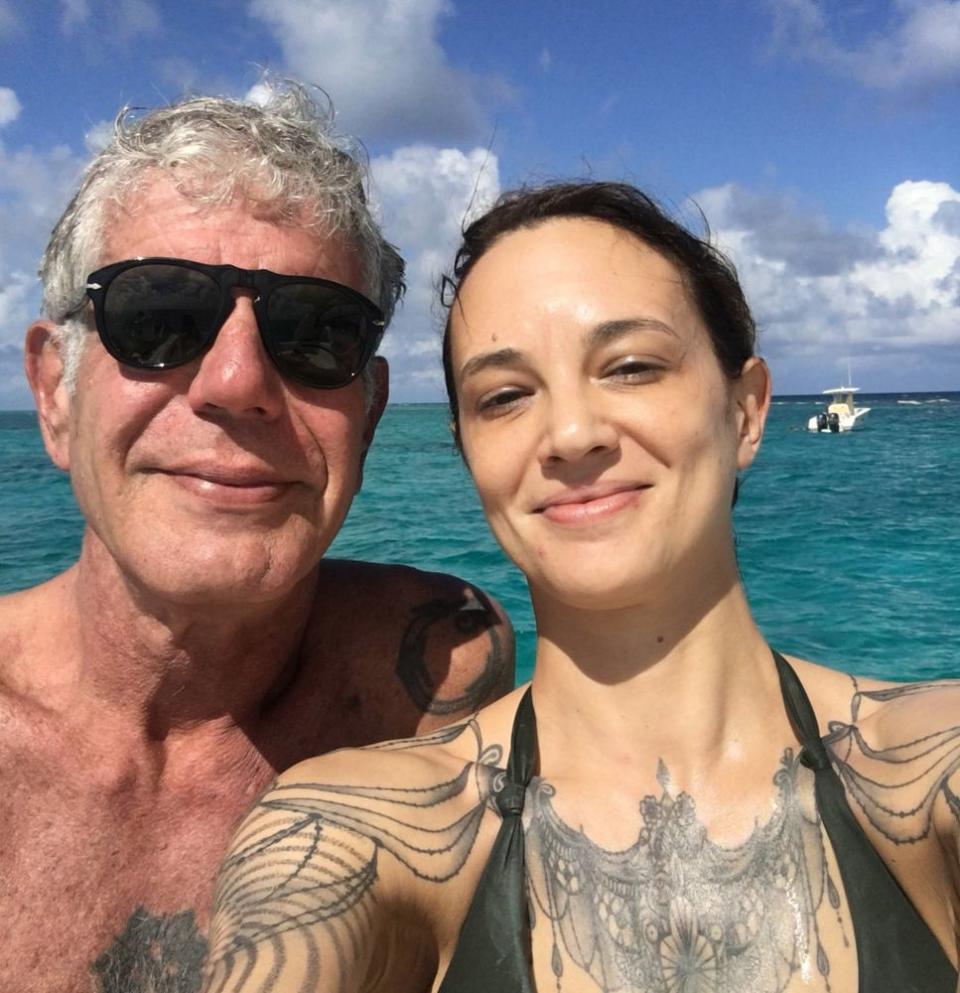 Anthony Bourdain and Asia Argento