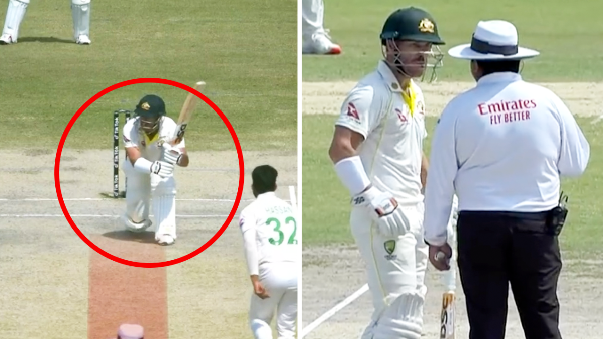 Calls for David Warner to be fined for swearing at umpire in