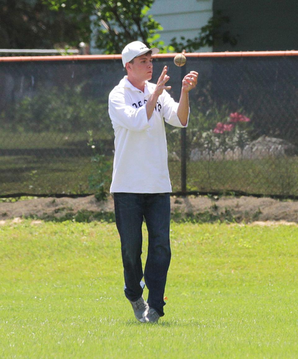 The Sturgis Biscuits beat the Elkhart County Railroaders in a vintage baseball game on Sunday.