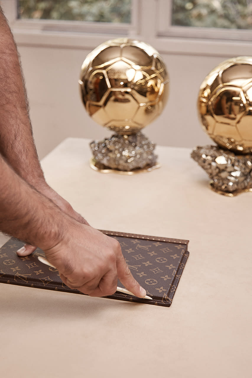 louis vuitton ballon dor trunk fifa football soccer monogram maison official partner