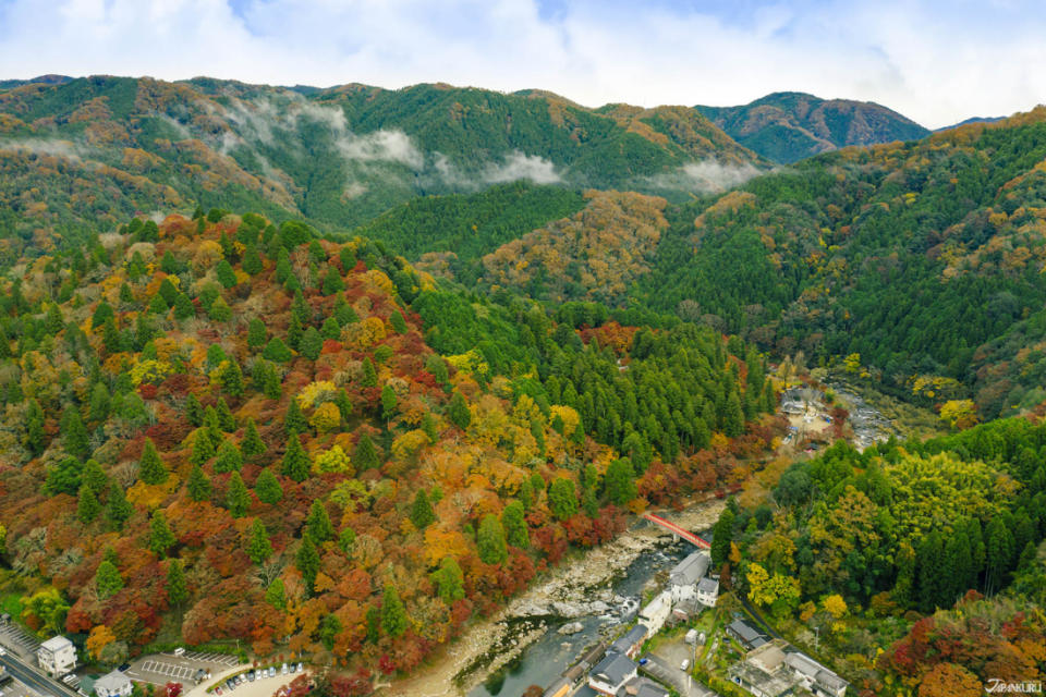 紅葉名所香嵐溪