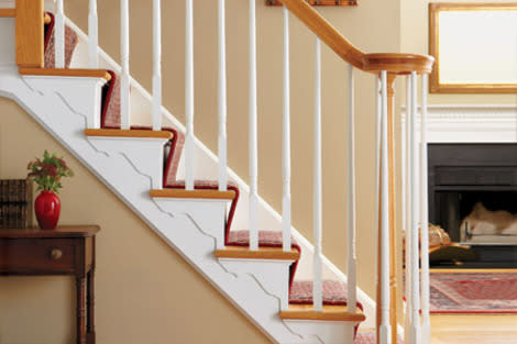 Add Shapely Stair Brackets