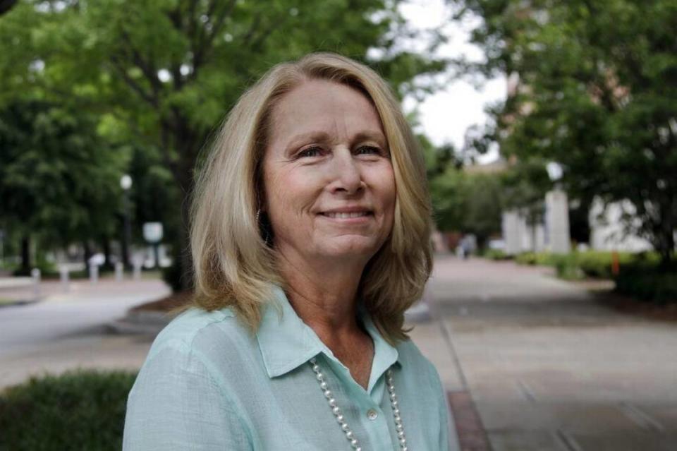 Retired Shaw High School athletics director and coach Debbie Ball poses for a photo in May 2016 after she was elected into the Georgia High School Coaches Hall of Fame.