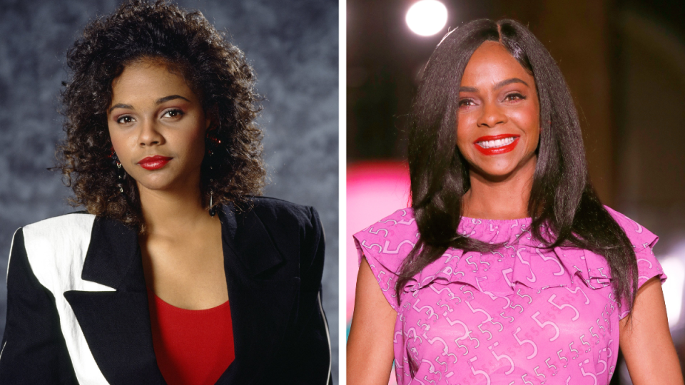 Lark Voorhies Left: 1990s; Right: 2023