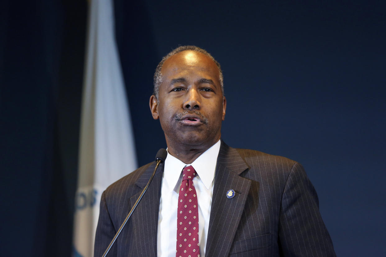 San Francisco HUD employees say they were shocked and offended by Carson's remarks.&nbsp; (Photo: Caitlin Ochs / Reuters)