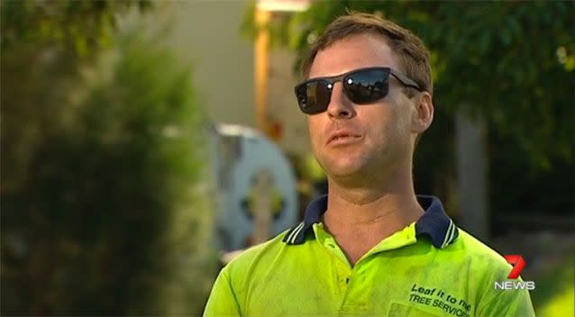 The owner of the company, pictured, apologised for any inconvenience caused by his employee. Photo: 7 News