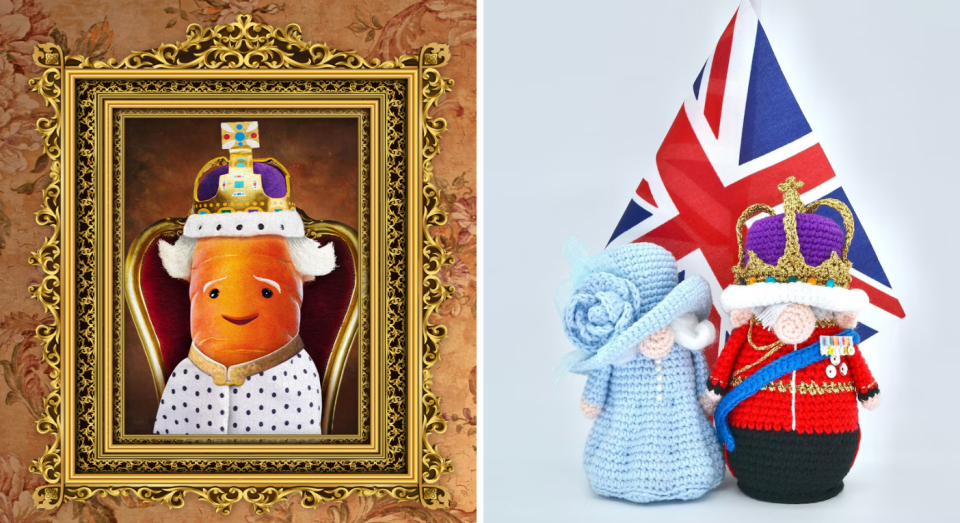 Memorabilia from Aldi and Etsy for King Charles's coronation