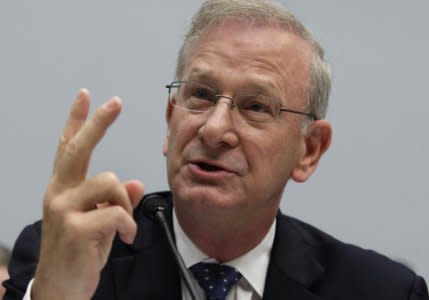 FILE PHOTO: FDIC Vice Chair Thomas Hoenig testifies before the House Financial Services Committee hearing on