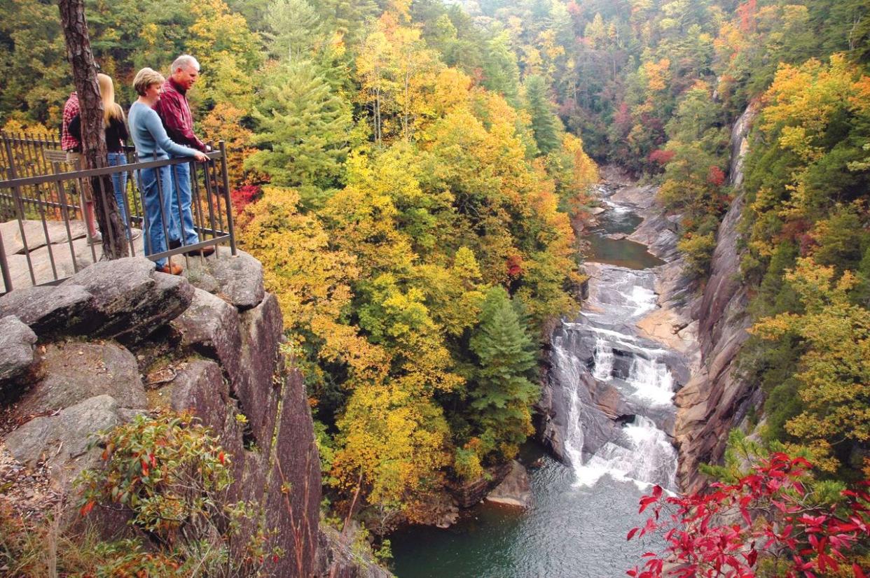 Top of the Falls Overlook at Tallulah Gorge State Park