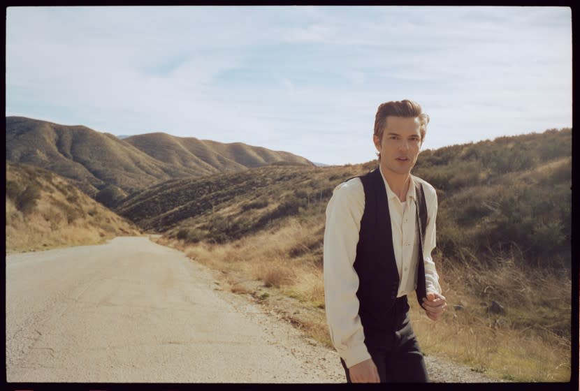 ***EXCLUSIVE TO THE LA TIMES***A photograph of Brandon Flowers of "The Killers." Credit: Olivia Bee