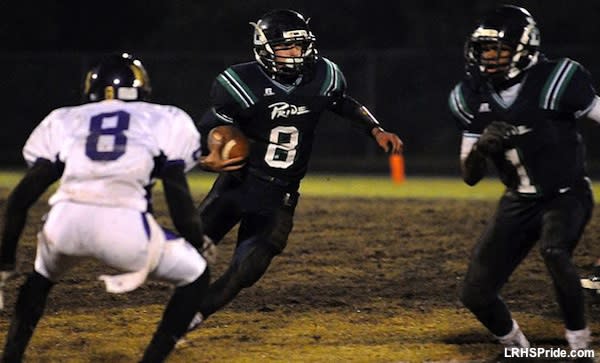 Leesville Road quarterback Braxton Berrios