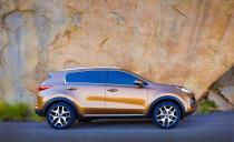 <p><strong>MSRP:</strong> $24,795 <strong> Engine:</strong> 2.4-liter inline-4 <strong>EPA Combined:</strong> 26 mpg</p><p>The <a href="https://www.caranddriver.com/kia/sportage" rel="nofollow noopener" target="_blank" data-ylk="slk:Sportage;elm:context_link;itc:0;sec:content-canvas" class="link ">Sportage</a> looks intriguing to some, a bit odd to others, but there's no denying it's a good value. It's nimble, has a well-crafted interior for the price point, and offers one of the best warranties in the business—character strengths that made it an <a href="https://www.caranddriver.com/shopping-advice/a25751166/best-trucks-suvs-vans-2019/#ec2019crossoversandsuvs" rel="nofollow noopener" target="_blank" data-ylk="slk:Editors' Choice;elm:context_link;itc:0;sec:content-canvas" class="link ">Editors' Choice</a> pick.</p>
