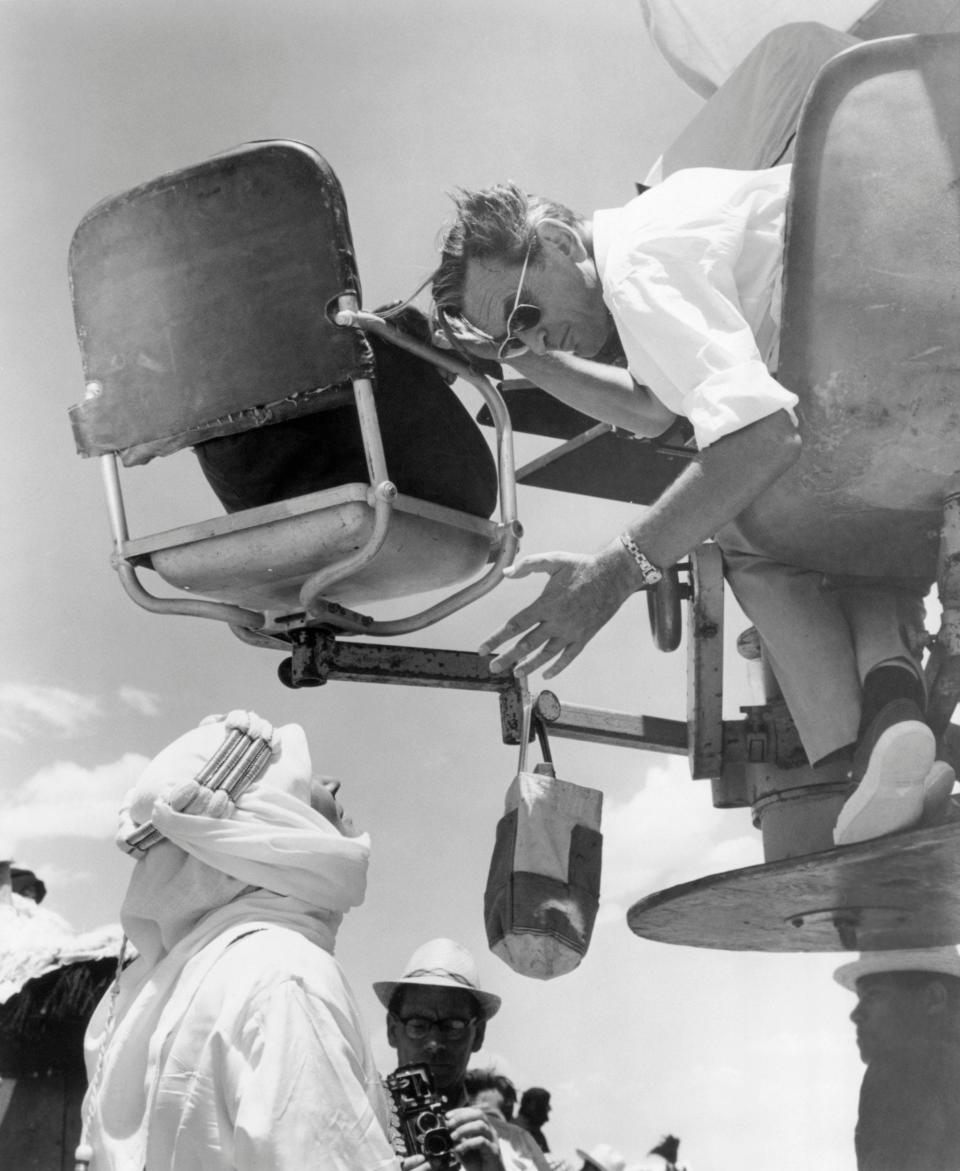 Lights, camera, tension: O'Toole and director David Lean on set - George Rinhart/Corbis via Getty Images