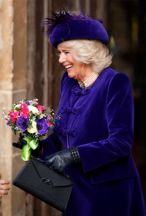 Moynat Gabrielle Clutch In Purple