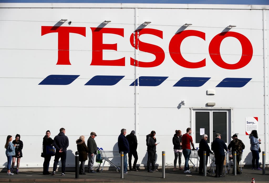 Tesco is recruiting 30,000 temp workers over Christmas  (PA Archive)