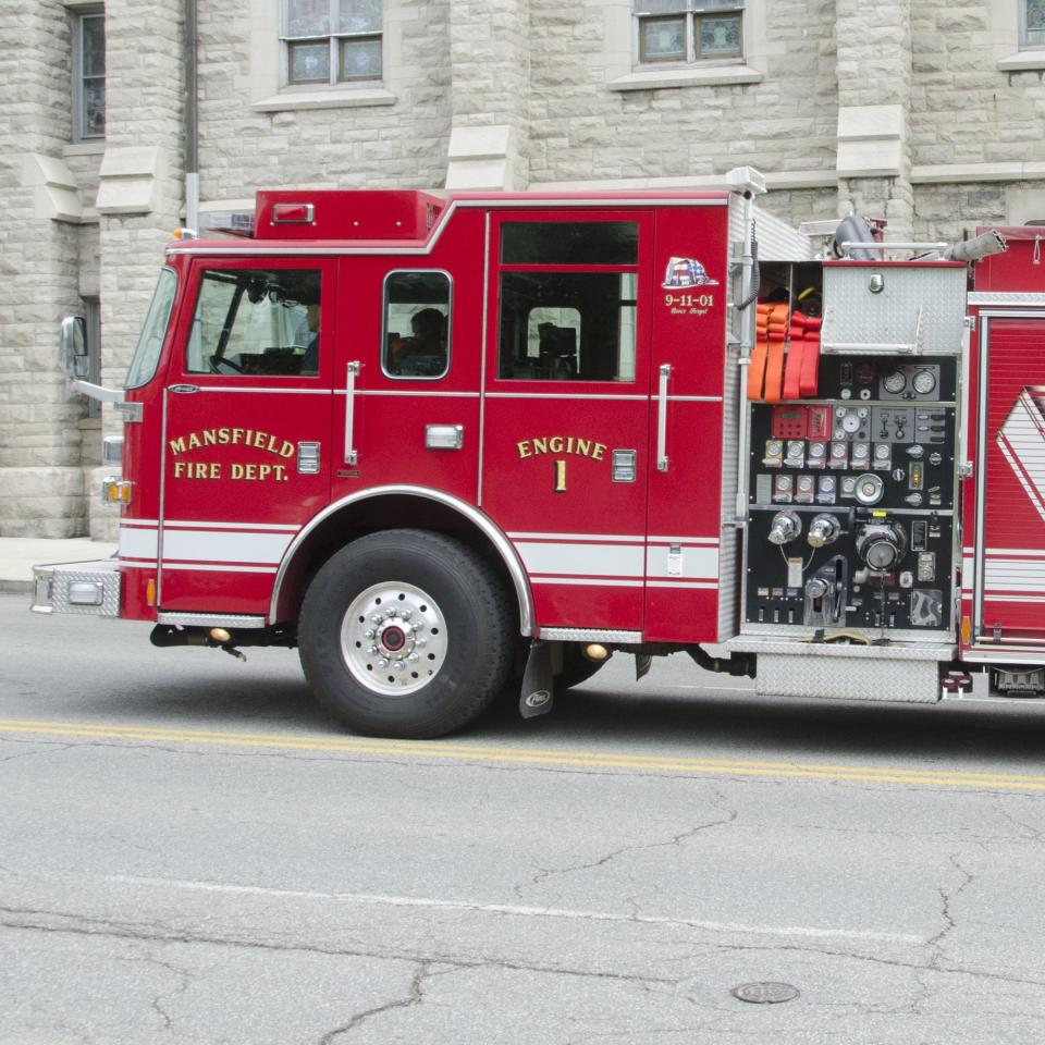 Mansfield Fire Truck Stock