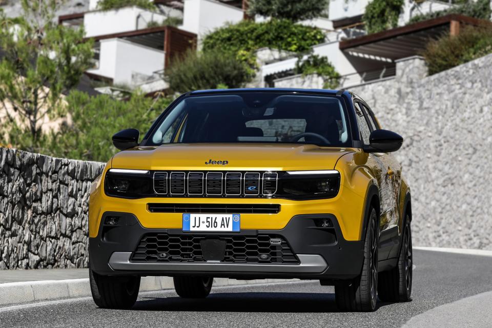 The electric Jeep Avenger SUV is built in Tychy, Poland.