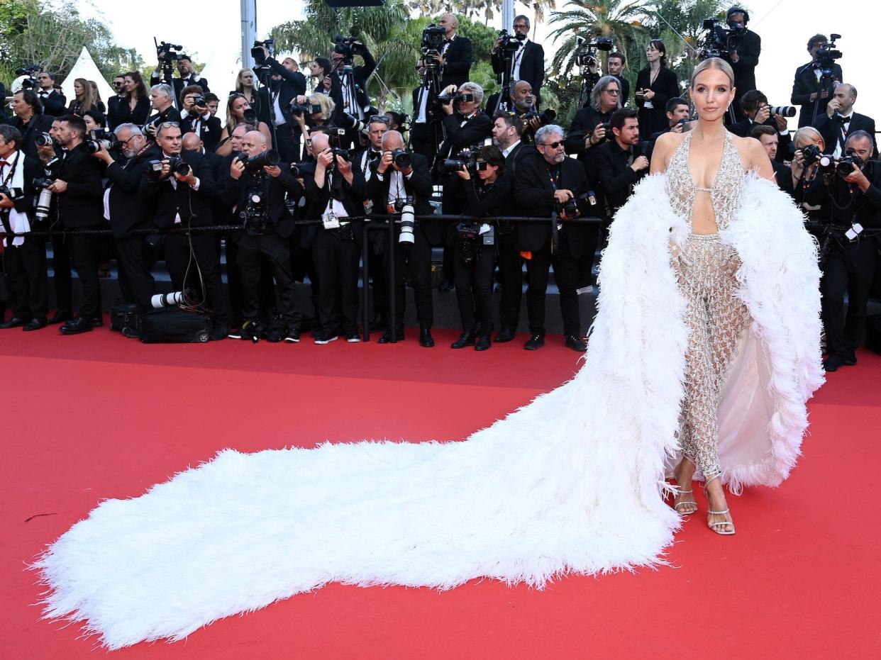 Leonie Hanne at the Cannes Film Festival on May 25, 2022.