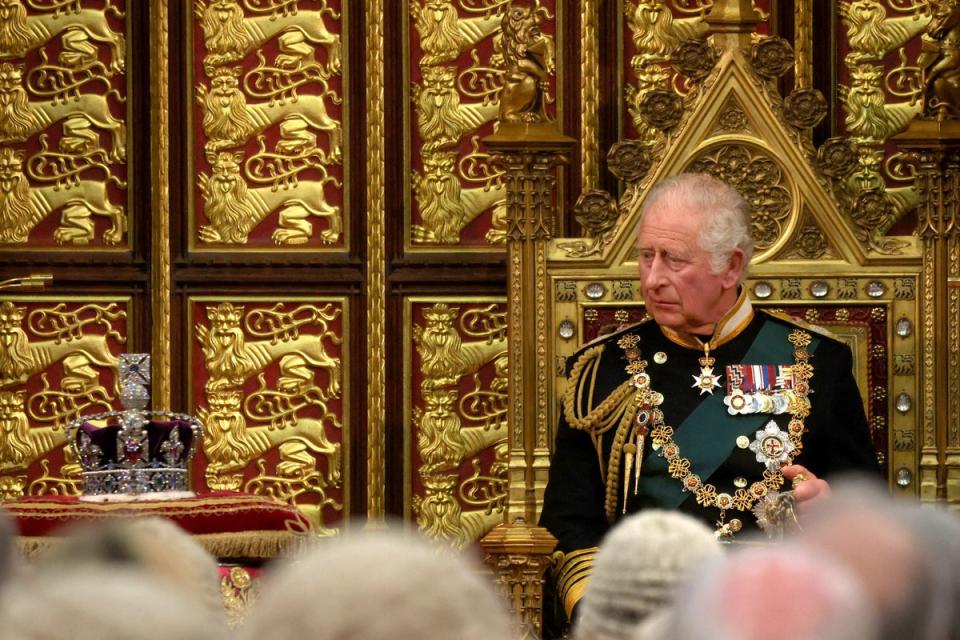 Charles will deliver the King’s Speech on Tuesday, as Rishi Sunak’s Government sets out its legislative agenda (Dan Kitwood/PA) (PA Archive)