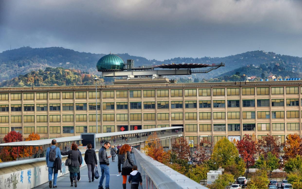 Lingotto commercial and trade center Turin Italy