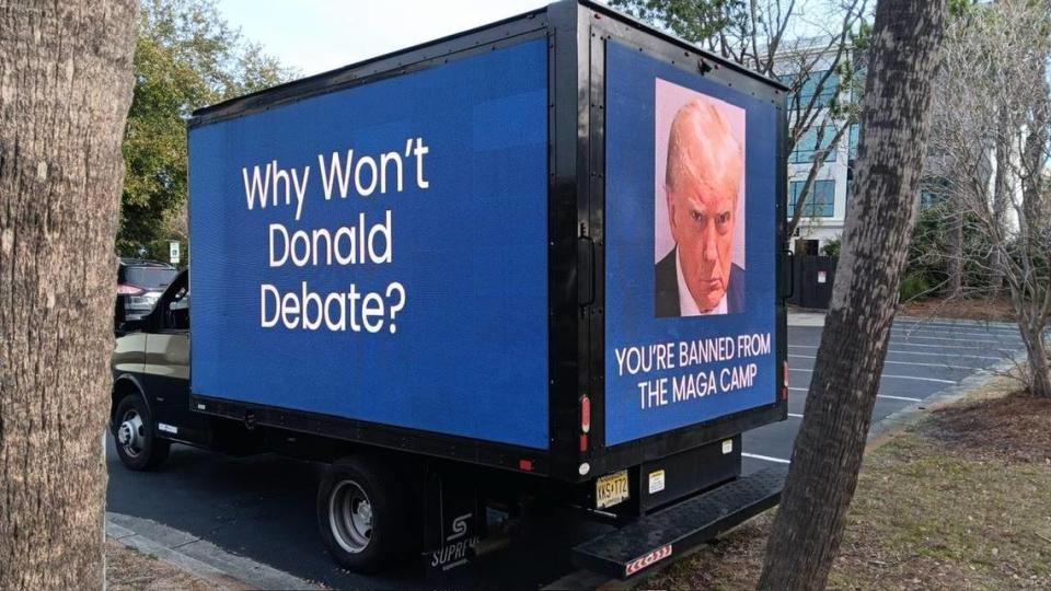 Independent Moving the Needle, a super PAC backing former South Carolina Gov. Nikki Haley’s presidential campaign, has had an LED truck traveling around the state to encourage independents to vote in the Feb. 24 S.C. GOP primary against former President Donald Trump.