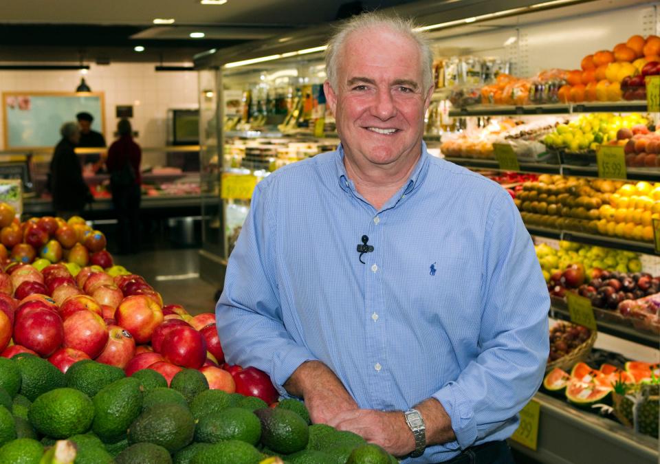 International celebrity chef Rick Stein holds a media conference ahead of his four-show New Zealand theatre tour, Nosh Food Market, Auckland, New Zeal