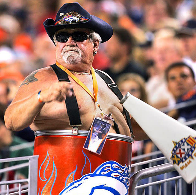 2. No one compares to the ultimate super-fan, the Barrel Man.