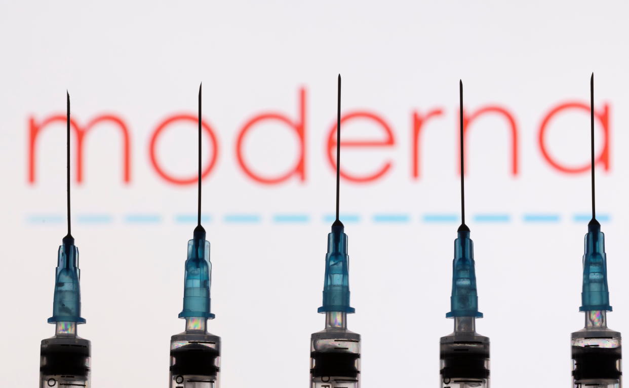 Moderna says new vaccine for Omicron may be ready in early 2022. (PHOTO: REUTERS/Dado Ruvic/Illustration)