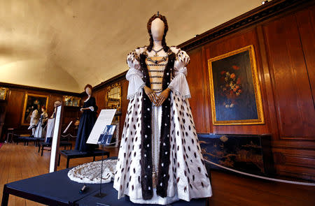 An exhibition of costumes, designed by Academy Award and BAFTA winner Sandy Powell for the movie The Favourite, opens to the public at Kensington Palace in London, Britain, December 14, 2018. REUTERS/Henry Nicholls