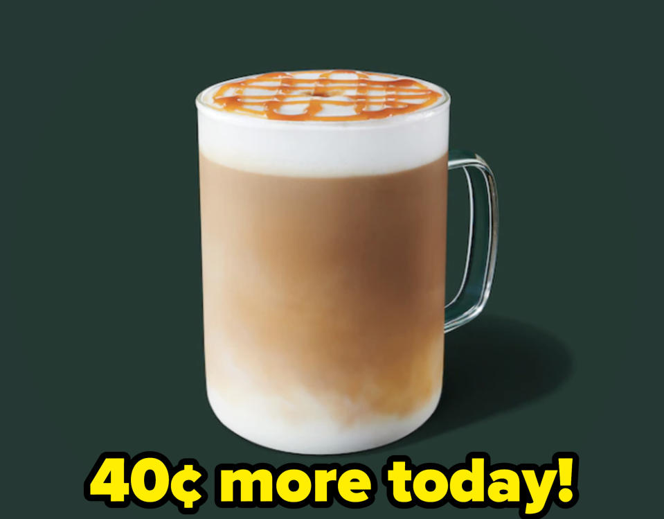 "40c more today!"