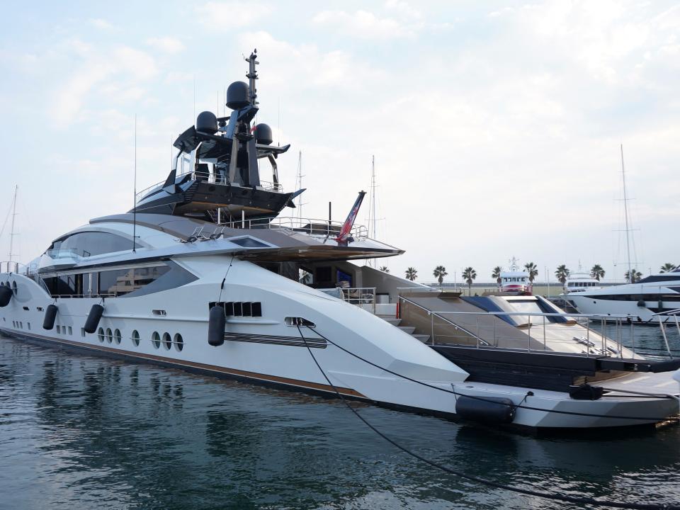 Russian oligarch Alexei Mordashov's super-yacht, "Lady M" was seized by Italian authorities on March 5.