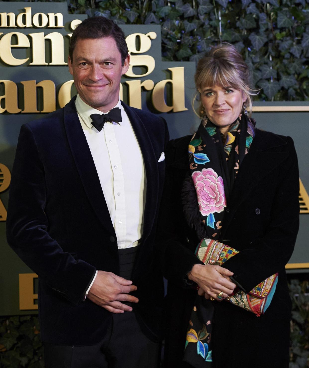 Dominic West and Catherine Fitzgerald