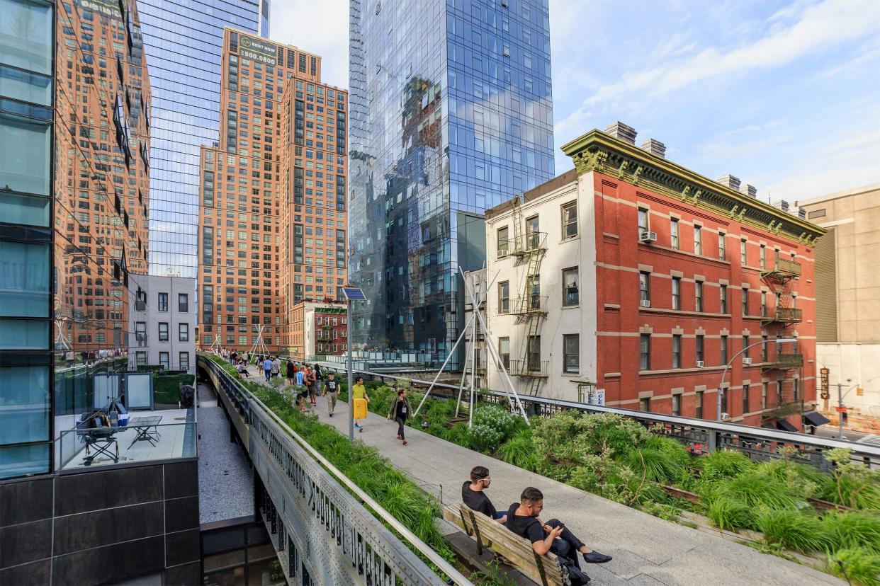 The High Line Park in Manhattan, New York City