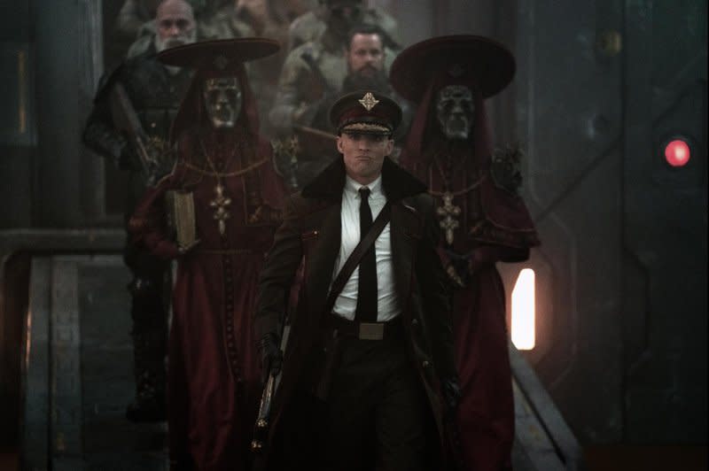 Admiral Noble (Ed Skrein) is a menace who must be stopped. Photo courtesy of Netflix