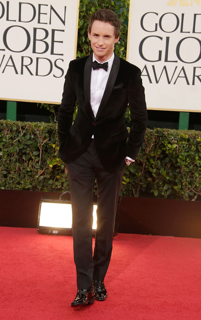 70th Annual Golden Globe Awards - Arrivals: Eddie Redmayne