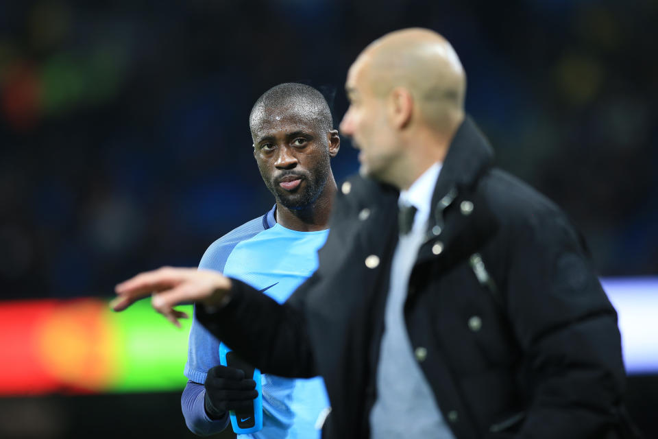 Yaya Toure’s agent is not happy with Guardiola