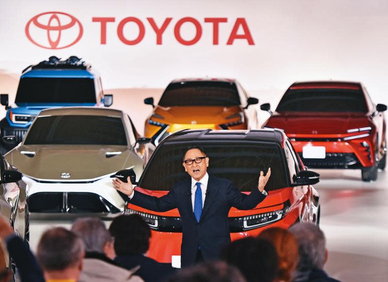 日商豐田（Toyota）首款純電車bZ4X正式問世，吸引車用零組件台廠全面展開新一波布局。（達志影像）