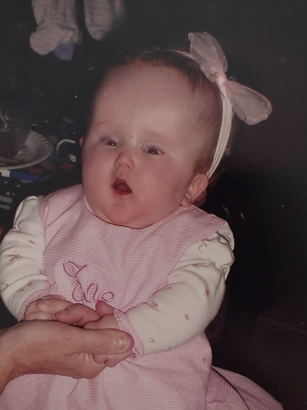 The author's daughter, Zoe, not long after her first birthday. (Photo: Courtesy of Dina Zirlott)