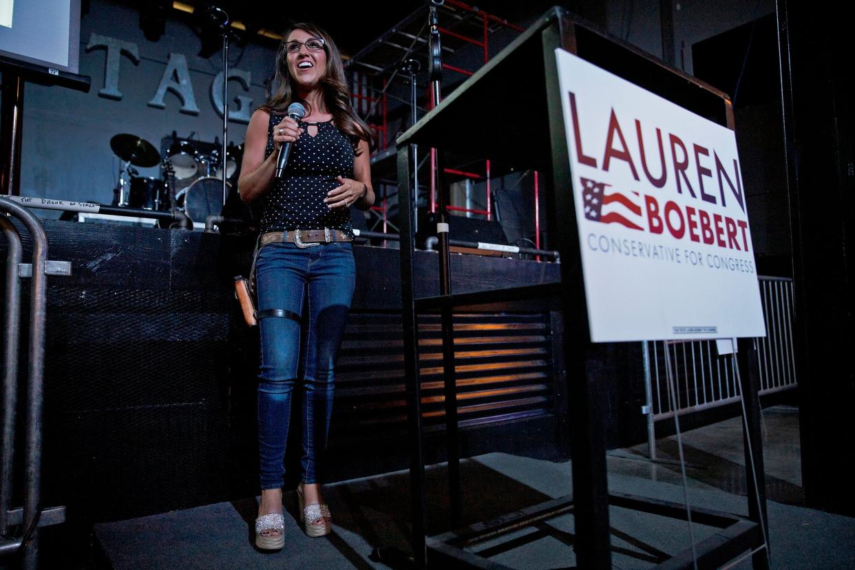 Lauren Boebert's views on QAnon have seen her described as a 'fringe' candidate: AP