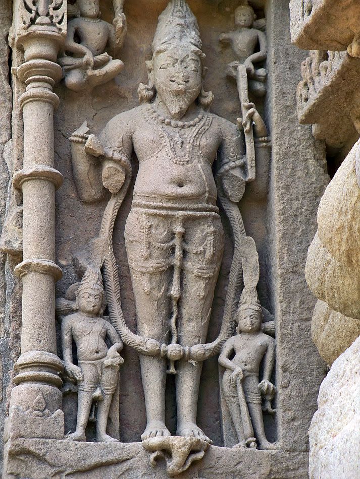 Lord Vishwakarma - who constructed the golden Dwarka city for Shri Krishna.