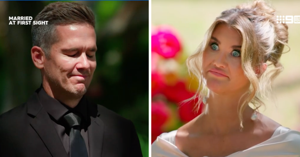 Jono and Lauren on MAFS 